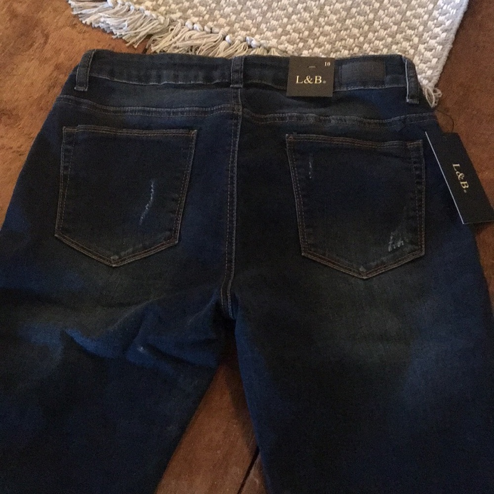 Lucky & Blessed dark rinse stretch skinny jeans - Picture 4 of 4